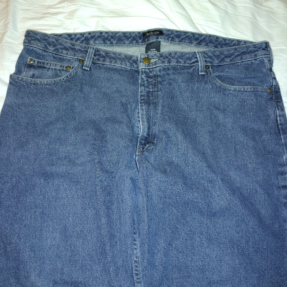 Van Heusen Mens Jeans, Sz 42/30 Like New 100% Cotton